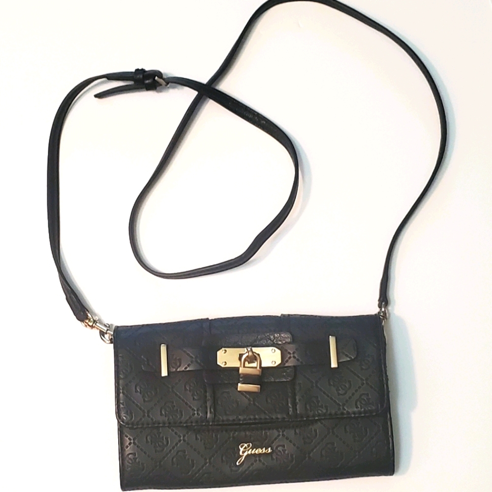 Guess Locket Button Snap Mini Crossbody - Picture 2 of 15